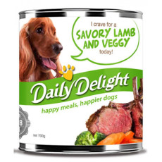 Daily Delight Savory Lamb and Veggy (Grain Free) For Dogs 無穀物香汁炆鮮羊肉伴蔬菜奇狗罐頭180g